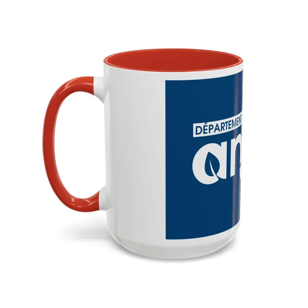 Flag of Maine et Loire France - Accent Coffee Mug - Go Mug Yourself