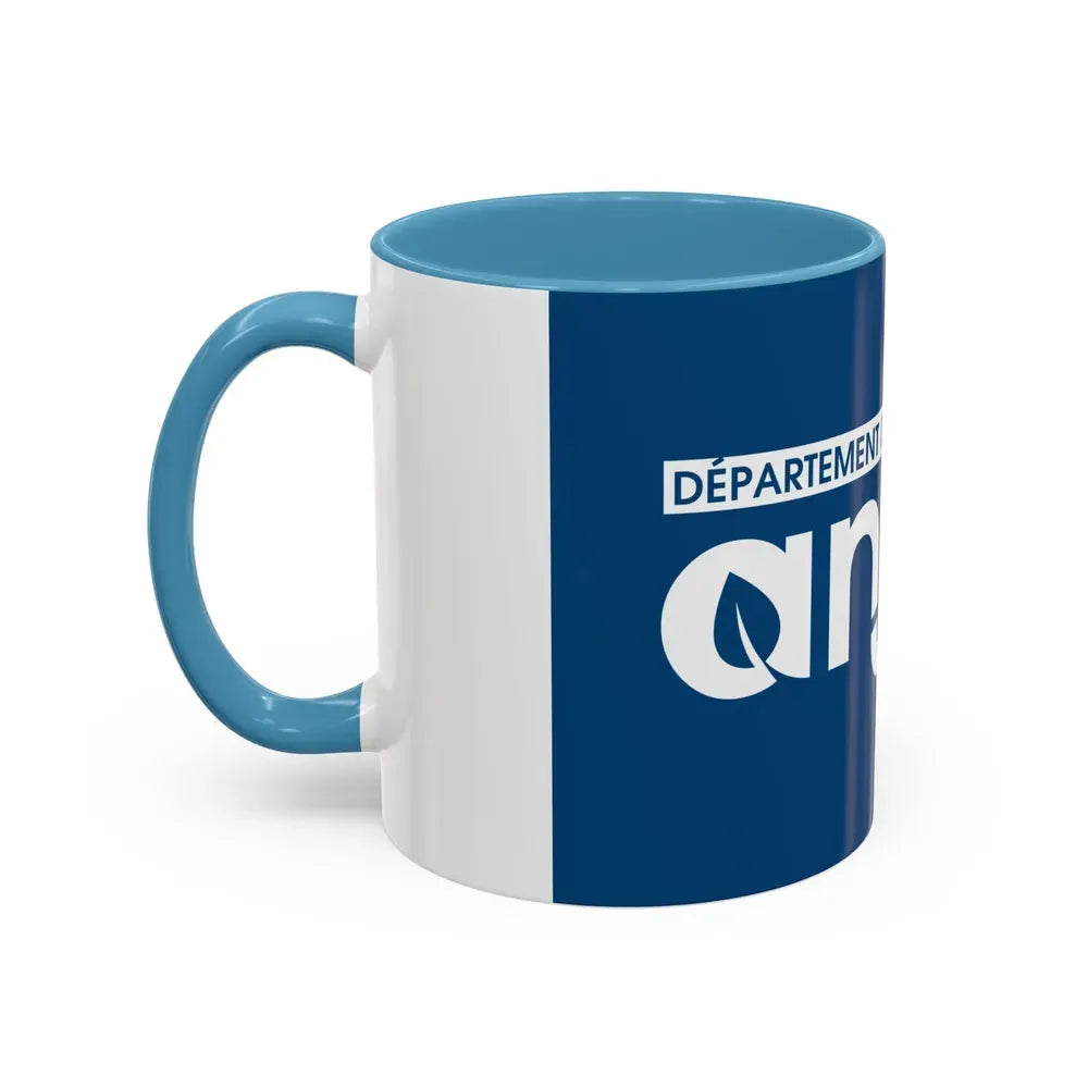Flag of Maine et Loire France - Accent Coffee Mug - Go Mug Yourself