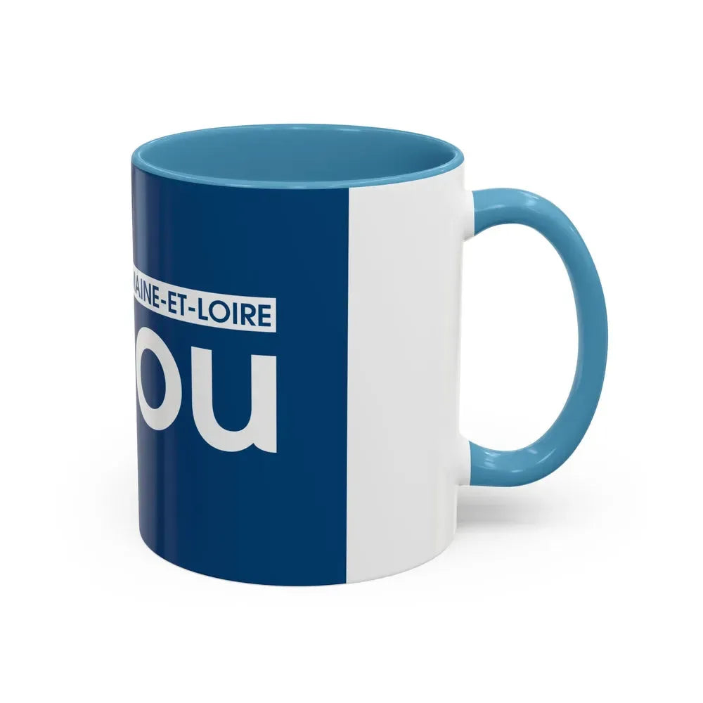 Flag of Maine et Loire France - Accent Coffee Mug - Go Mug Yourself