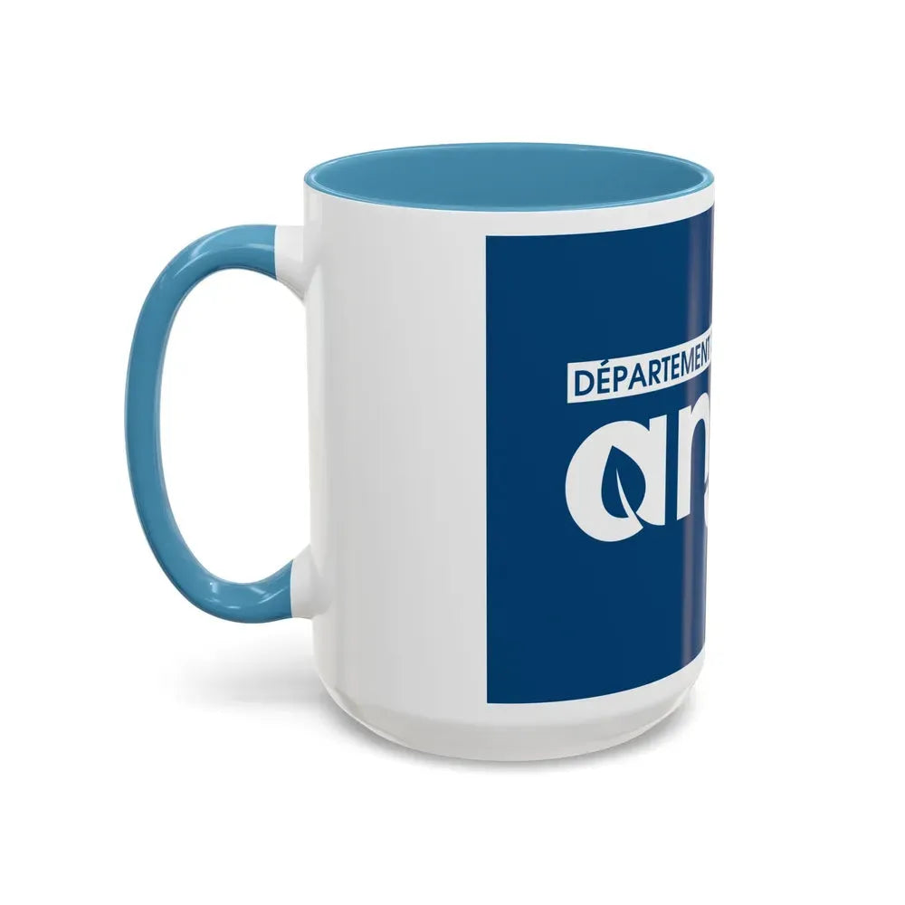 Flag of Maine et Loire France - Accent Coffee Mug - Go Mug Yourself
