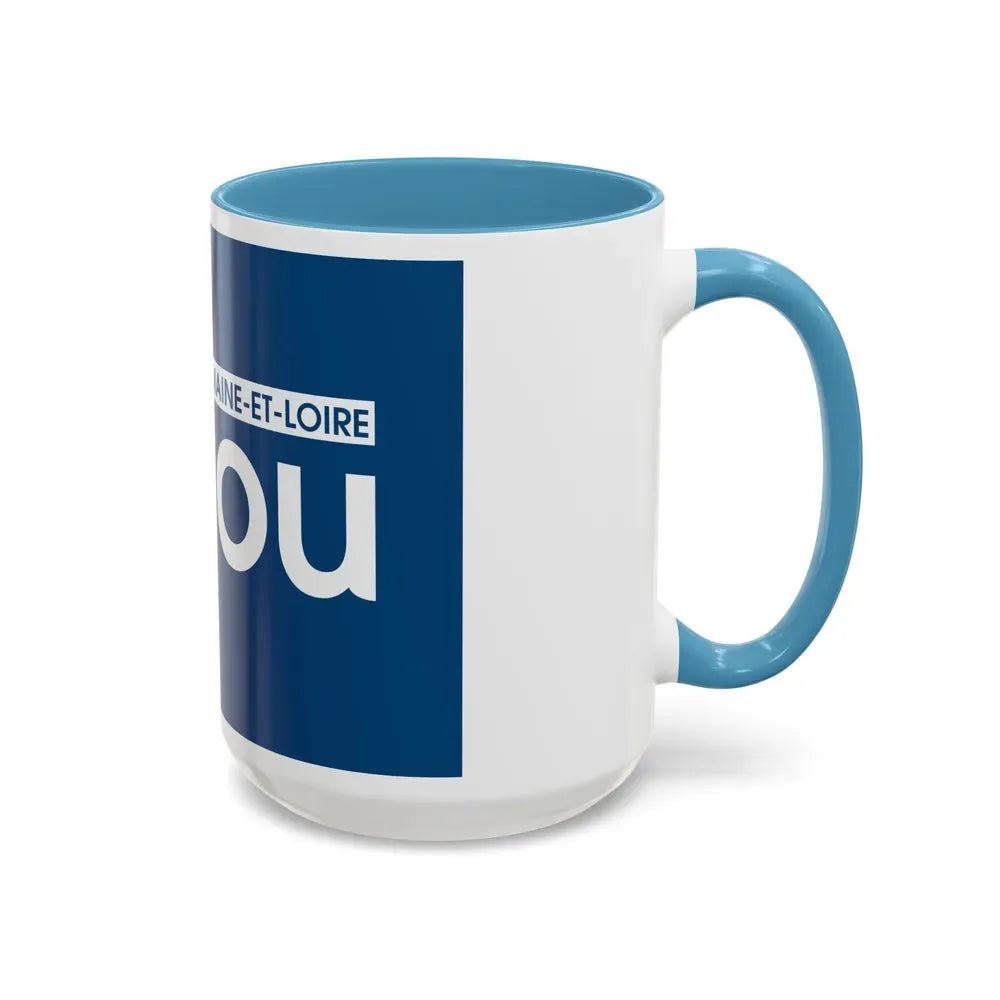 Flag of Maine et Loire France - Accent Coffee Mug - Go Mug Yourself