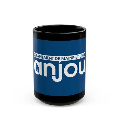 Flag of Maine et Loire France - Black Coffee Mug-15oz-Go Mug Yourself