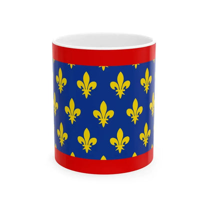 Flag of Maine France (Belgium) White Coffee Mug 11oz - Go Mug Yourself