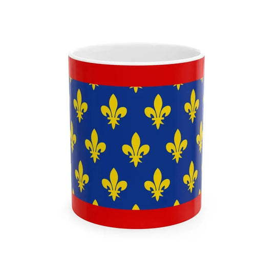 Flag of Maine France (Belgium) White Coffee Mug 11oz - Go Mug Yourself