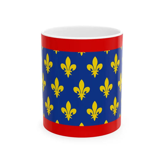 Flag of Maine France (Belgium) White Coffee Mug 11oz - Go Mug Yourself