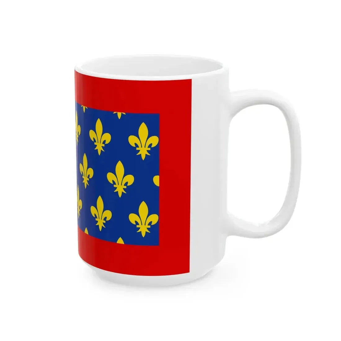 Flag of Maine France (Belgium) White Coffee Mug - Go Mug Yourself
