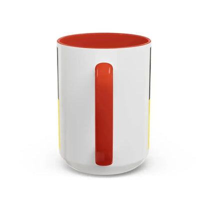 Flag of Mainz Bingen Germany - Accent Coffee Mug - Go Mug Yourself