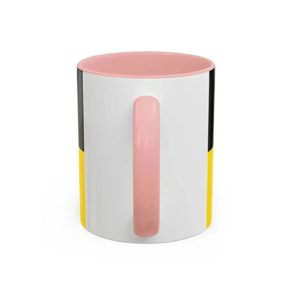 Flag of Mainz Bingen Germany - Accent Coffee Mug - Go Mug Yourself