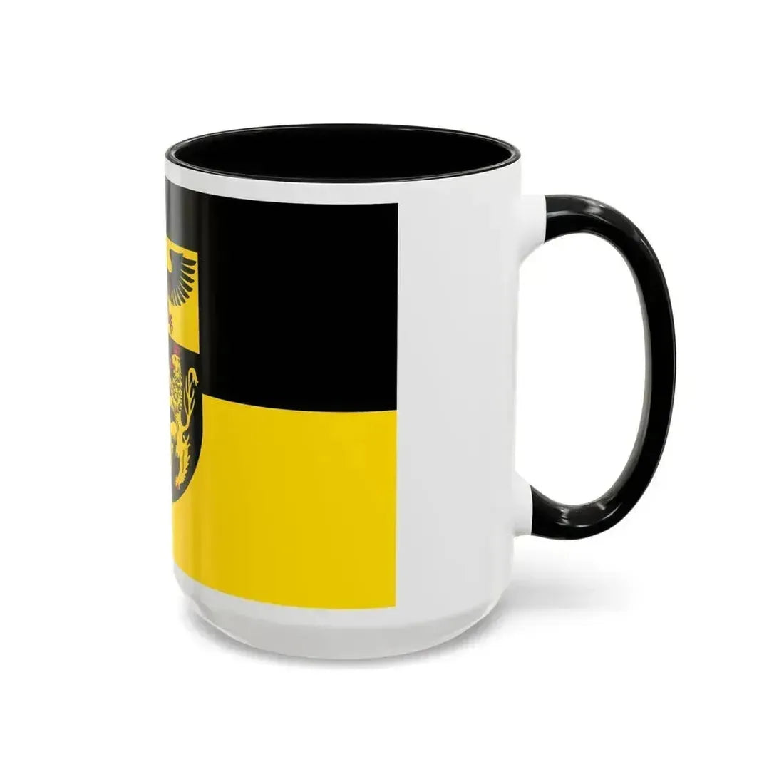 Flag of Mainz Bingen Germany - Accent Coffee Mug - Go Mug Yourself