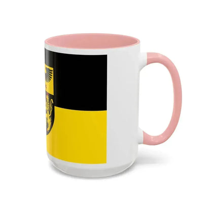 Flag of Mainz Bingen Germany - Accent Coffee Mug - Go Mug Yourself