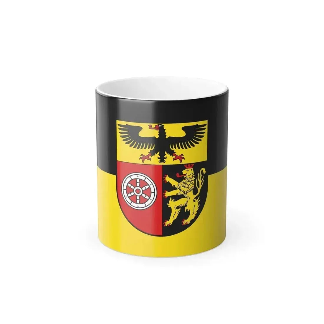 Flag of Mainz Bingen Germany - Color Changing Coffee Mug 11oz - Go Mug Yourself