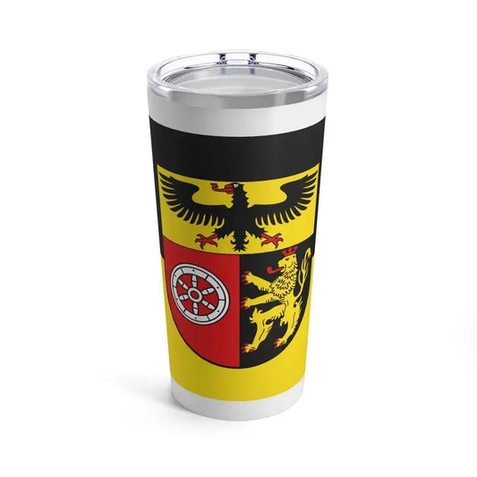 Flag of Mainz Bingen Germany - Tumbler 20oz 20oz - Go Mug Yourself