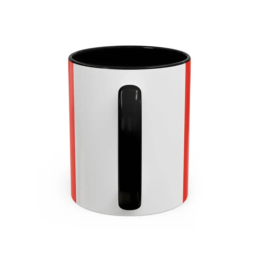 Flag of Mainz Germany - Accent Coffee Mug - Go Mug Yourself
