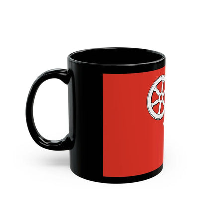 Flag of Mainz Germany - Black Coffee Mug-Go Mug Yourself