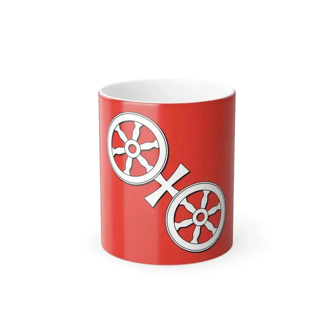 Flag of Mainz Germany - Color Changing Coffee Mug 11oz - Go Mug Yourself