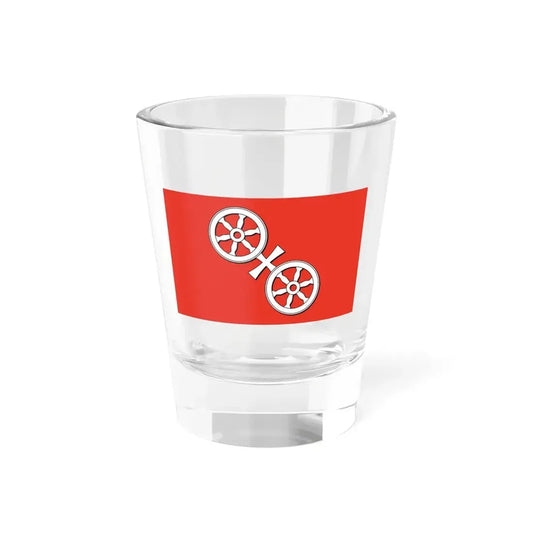 Flag of Mainz Germany - Shot Glass 1.5oz 1.5oz - Go Mug Yourself