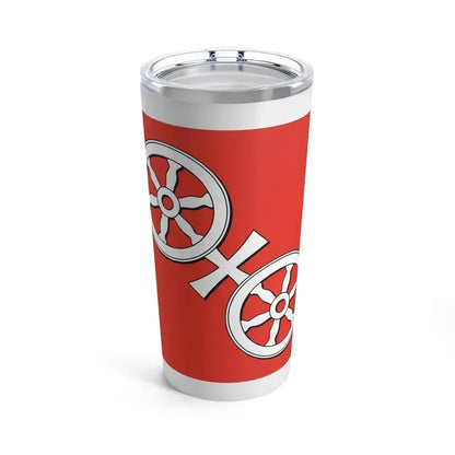 Flag of Mainz Germany - Tumbler 20oz 20oz - Go Mug Yourself