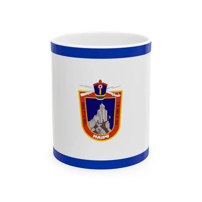 Flag of Maipu Chile (Chile) White Coffee Mug 11oz - Go Mug Yourself