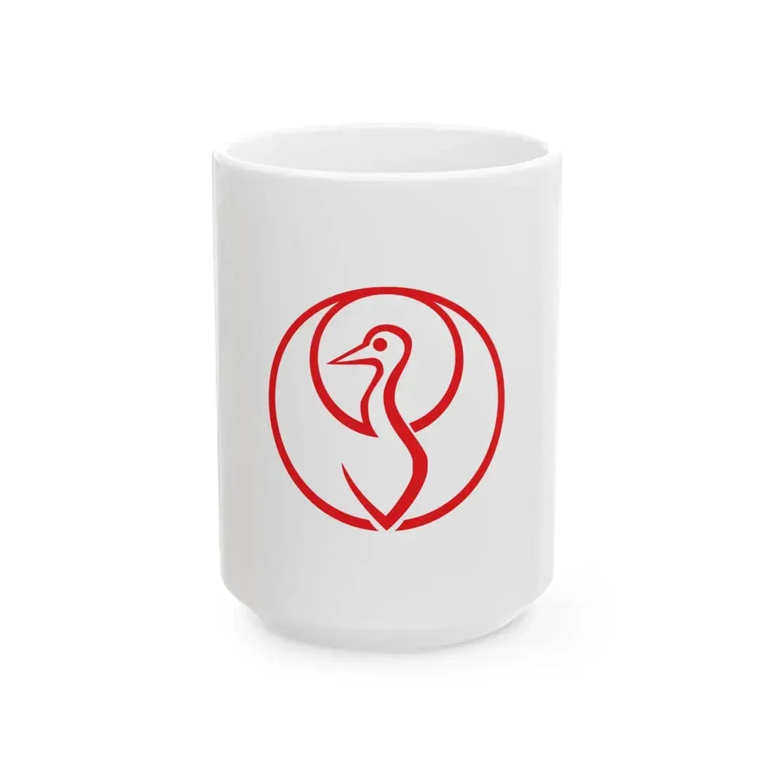 Flag of Maizuru Kyoto 1897-1943 (Japan) White Coffee Mug 15oz - Go Mug Yourself