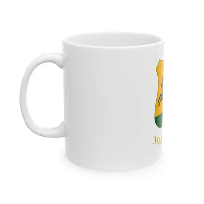 Flag of Majoshaza (Hungary) White Coffee Mug - Go Mug Yourself