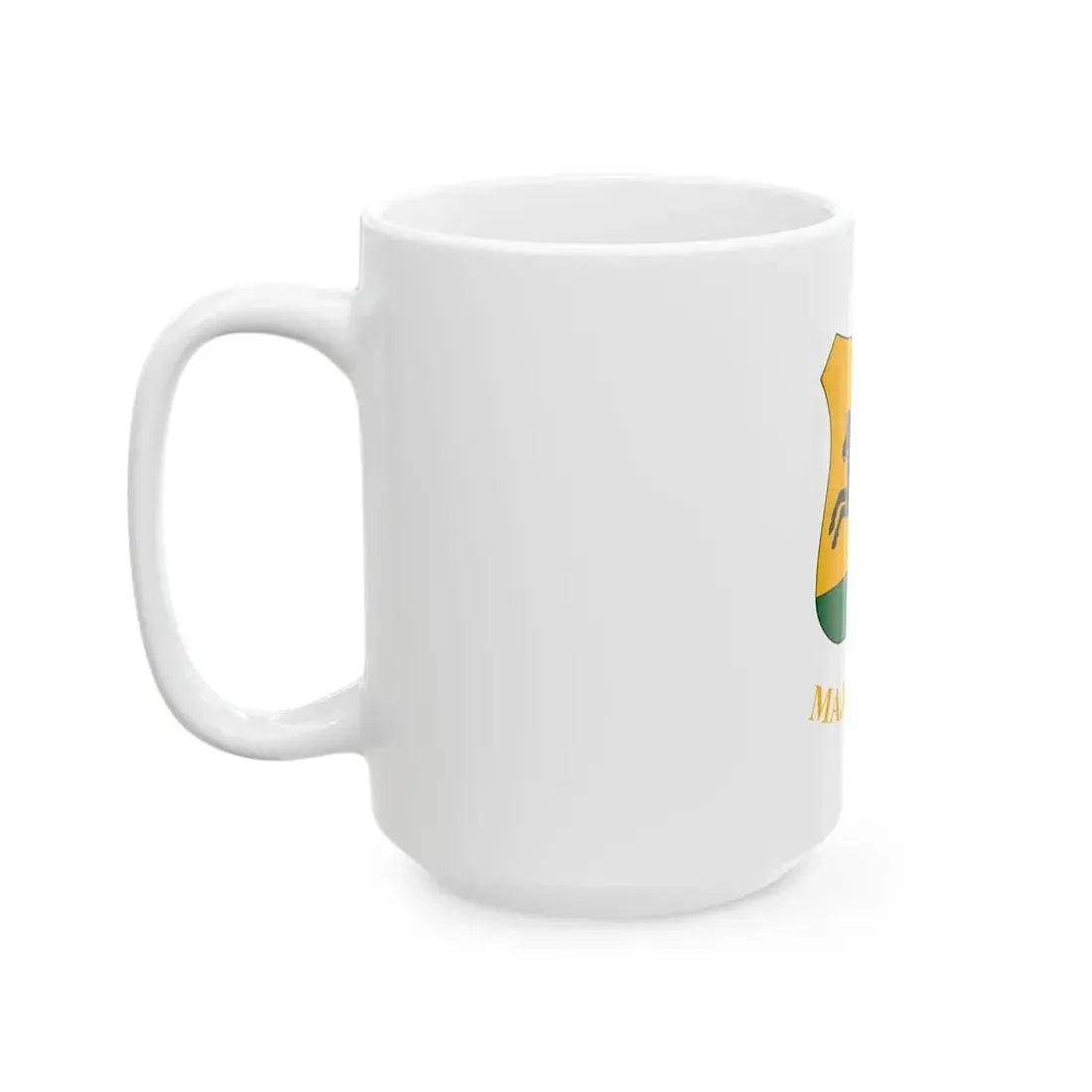 Flag of Majoshaza (Hungary) White Coffee Mug - Go Mug Yourself
