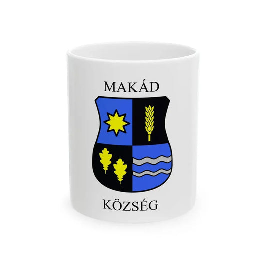 Flag of Makad (Hungary) White Coffee Mug 11oz - Go Mug Yourself