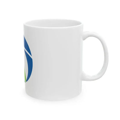 Flag of Makinohara Shizuoka (Japan) White Coffee Mug - Go Mug Yourself