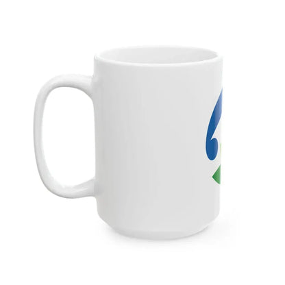Flag of Makinohara Shizuoka (Japan) White Coffee Mug - Go Mug Yourself