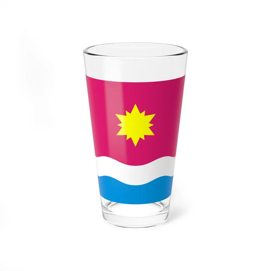 Flag of Mala Vyska (Ukraine) Pint Glass 16oz 16oz - Go Mug Yourself