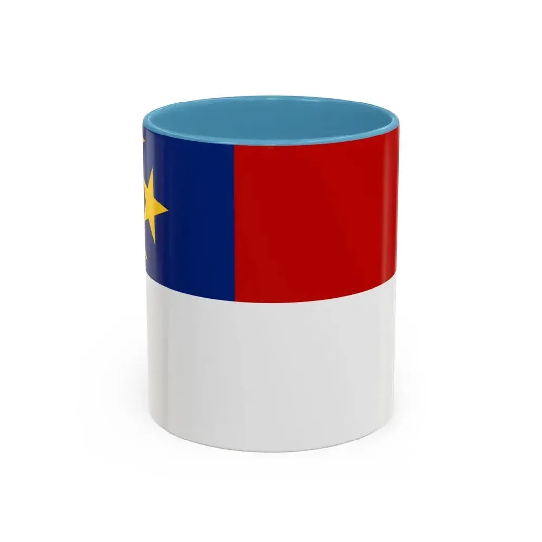 Flag of Malacca Malaysia - Accent Coffee Mug 11oz Light Blue - Go Mug Yourself