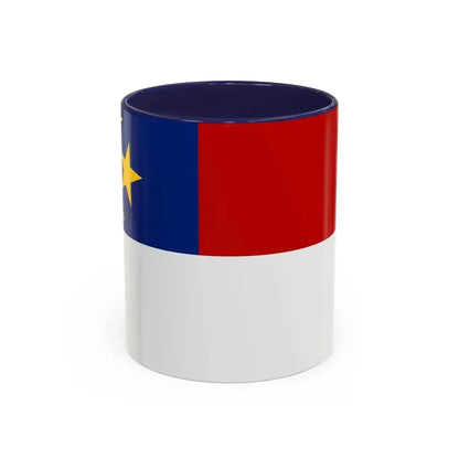 Flag of Malacca Malaysia - Accent Coffee Mug 11oz Navy - Go Mug Yourself