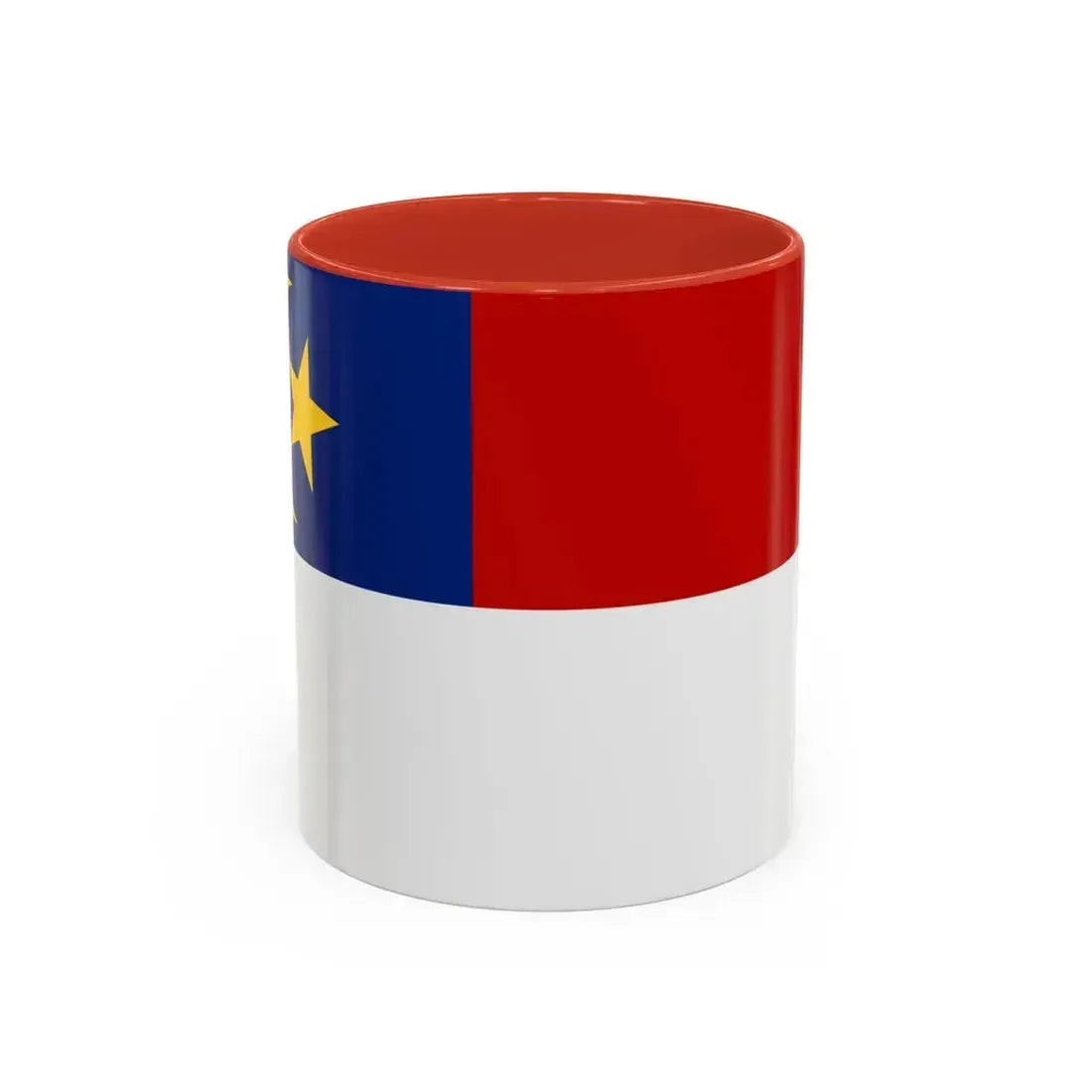 Flag of Malacca Malaysia - Accent Coffee Mug 11oz Red - Go Mug Yourself