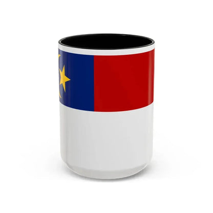 Flag of Malacca Malaysia - Accent Coffee Mug 15oz Black - Go Mug Yourself