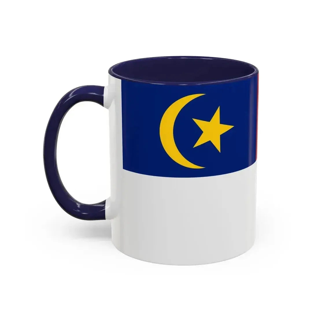 Flag of Malacca Malaysia - Accent Coffee Mug - Go Mug Yourself