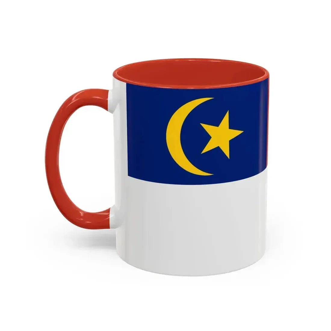 Flag of Malacca Malaysia - Accent Coffee Mug - Go Mug Yourself