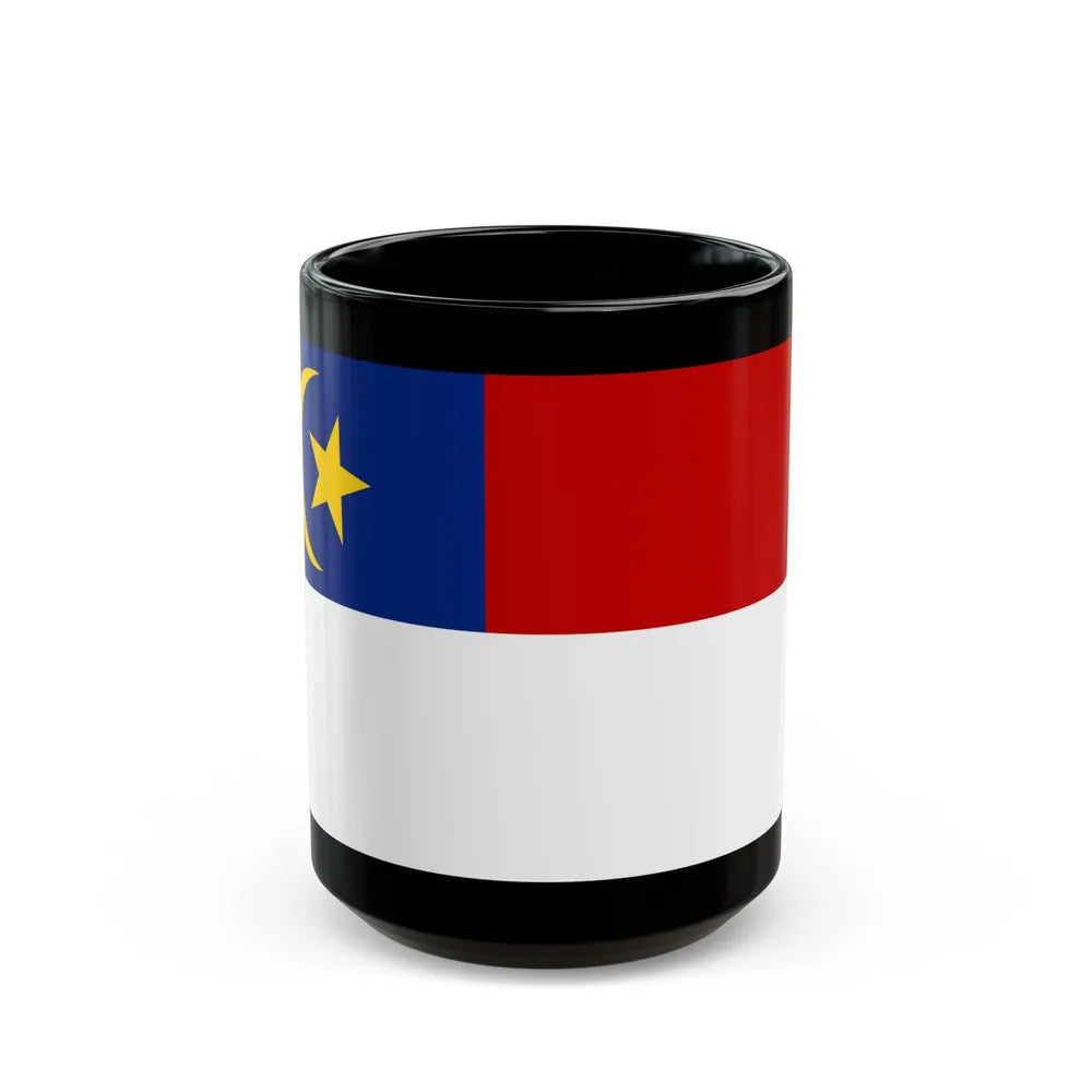 Flag of Malacca Malaysia - Black Coffee Mug-15oz-Go Mug Yourself