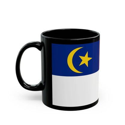 Flag of Malacca Malaysia - Black Coffee Mug-Go Mug Yourself