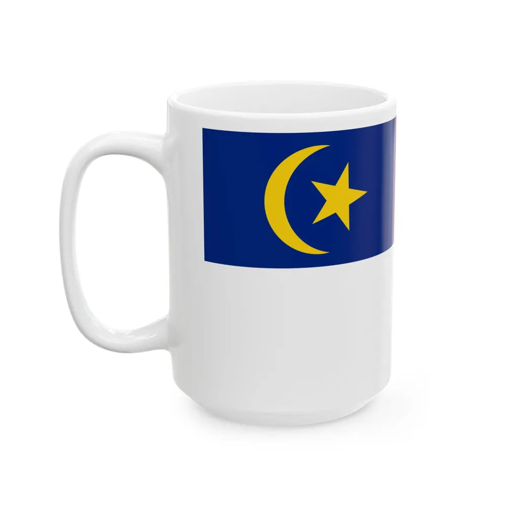 Flag of Malacca Malaysia - White Coffee Mug-Go Mug Yourself