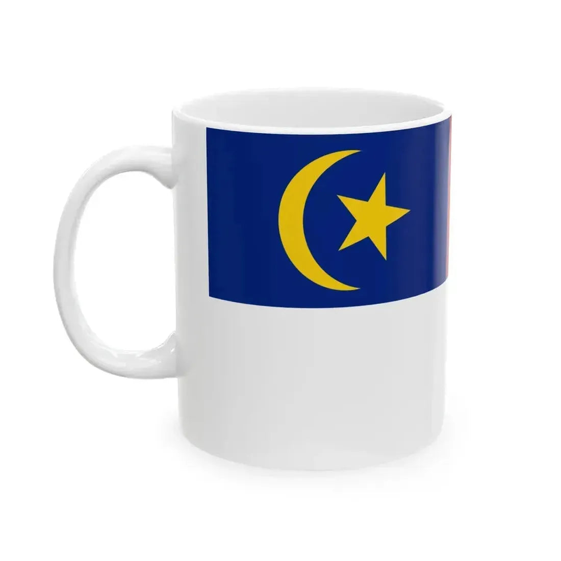 Flag of Malacca Malaysia - White Coffee Mug - Go Mug Yourself