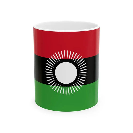 Flag of Malawi 2010-2012 (Malawi) White Coffee Mug 11oz - Go Mug Yourself