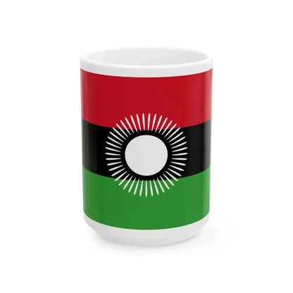 Flag of Malawi 2010-2012 (Malawi) White Coffee Mug 15oz - Go Mug Yourself