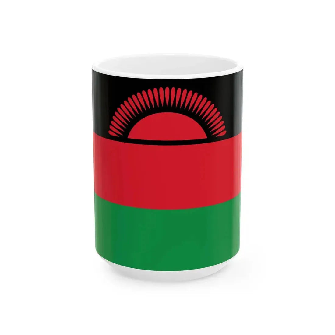 Flag of Malawi WFB (Malawi) White Coffee Mug 15oz - Go Mug Yourself