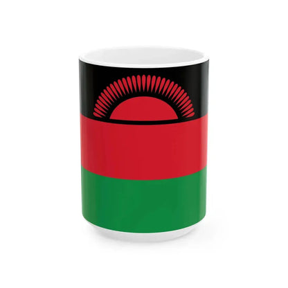 Flag of Malawi WFB (Malawi) White Coffee Mug 15oz - Go Mug Yourself