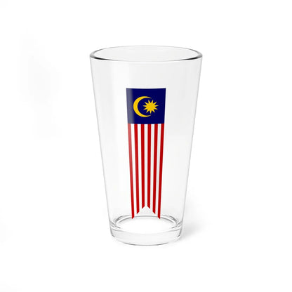 Flag of Malaya vertical (Malaysia) Pint Glass 16oz 16oz - Go Mug Yourself