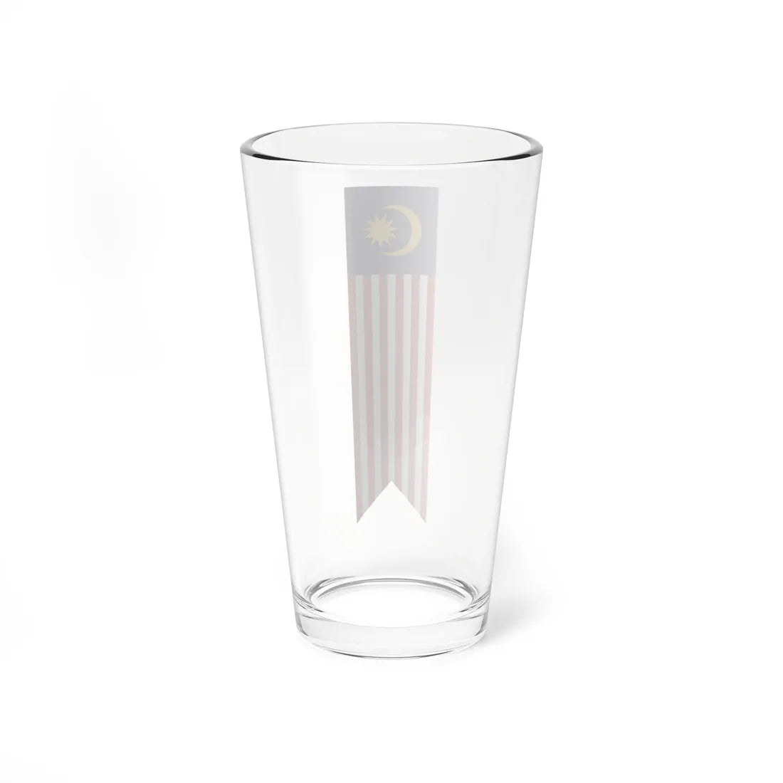 Flag of Malaya vertical (Malaysia) Pint Glass 16oz - Go Mug Yourself