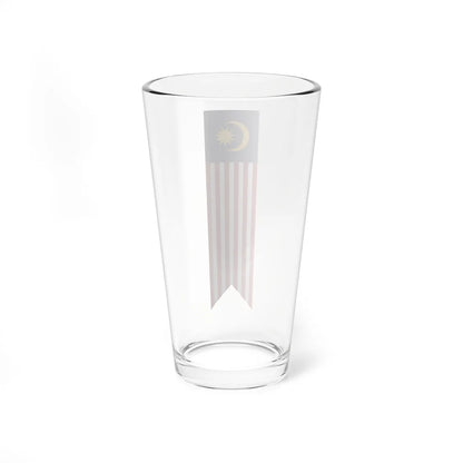 Flag of Malaya vertical (Malaysia) Pint Glass 16oz - Go Mug Yourself