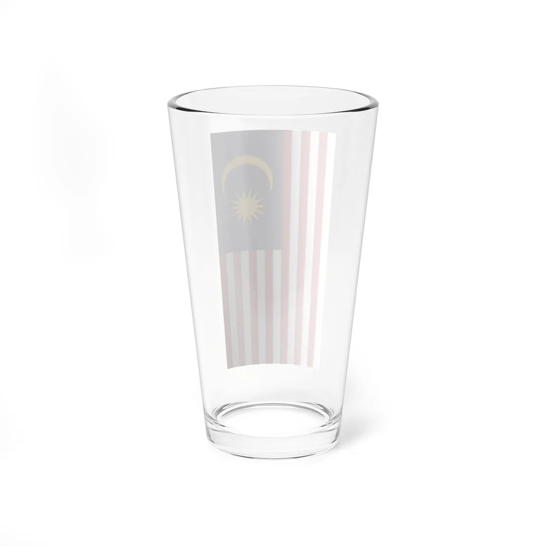 Flag of Malaysia vertical (Malaysia) Pint Glass 16oz - Go Mug Yourself