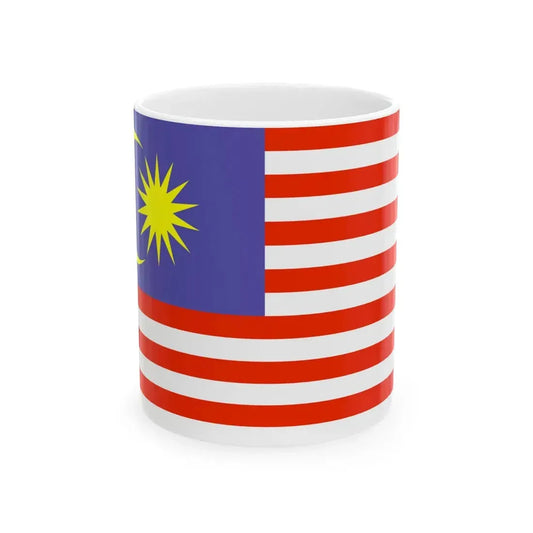 Flag of Malaysia WFB 2000 (Malaysia) White Coffee Mug 11oz - Go Mug Yourself