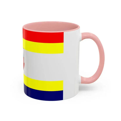 Flag of Malbork Poland - Accent Coffee Mug - Go Mug Yourself