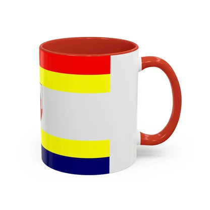 Flag of Malbork Poland - Accent Coffee Mug - Go Mug Yourself